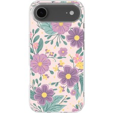 Lelia iPhone 17 Air Uyumlu Baskılı Şeffaf Telefon Kılıfı | Koleksiyon: Pastelbloom Soft Series