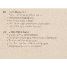 Storemax Şerit Düzeltici, 5mm x 12M, Hızlı Kapatıcı, Kuruma Süresi Gerektirmez, Asorti Renkler