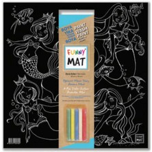 İrgit Store Funny Mat - Deniz Kızları 40X40CM