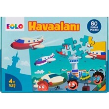İrgit Store Yer Puzzle-60 Parça Puzzle - Havaalanı