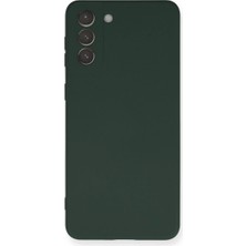 İrgit Store Samsung Galaxy S21 Plus Kılıf Nano Içi Kadife Silikon - Koyu Yeşil