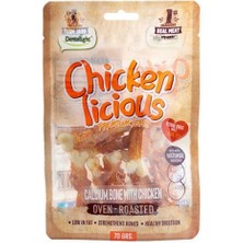 Dentalight Tavuklu Kalsiyum Kemik Köpek Ödül Maması 70 gr