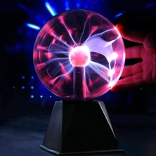PremiumPort Sihirli Annem Küresi Tesla Plazma Dokunmatik Müzikli Işıklı Gece Lambası