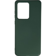 İrgit Store Samsung Galaxy S20 Ultra Kılıf Nano Içi Kadife Silikon - Koyu Yeşil