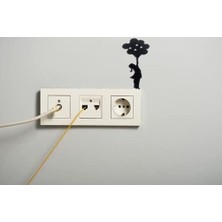 Storemax Çift Taraflı Kullanıma Uygun Balonlu Kız Duvar