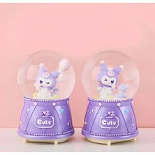 İrgit Store Kuromi Işıklı Müzikli Kar Küresi Orta Boy ALK3118