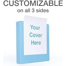 Storemax 3 Halkalı Klasör, 3,5 Cm, Yuvarlak Halkalar, 350 Yaprak Tutar, Clearvue Sunum Görünümü, Yapışmaz, Çeşitli Pastel Renkler, 4 Paket (79552)