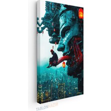 Tablonhazır Dikey Panaromik Kanvas Tablo Modern Duvar Tablosu Naruto Pain Yeni Ev Hediyesi Ev Ofis Tablo