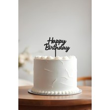 Storemax Happy Birthday Doğum Günü Pastası Süsleme, Pasta Süsü, Yeniden Kullanılabilir, OCT53
