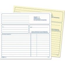 Storemax Tops Ikili Kopya Hizmet Faturası Defteri, 50 Sayfa