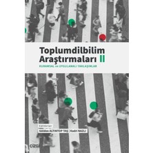İrgit Store Toplumdilbilim Araştırmaları Iı (Kuramsal ve Uygulamalı Yaklaşımlar)