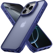 İrgit Store Iphone 16 Pro Kılıf Elegant Kapak - Lacivert