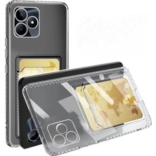 İrgit Store Realme Note 50 4g Kılıf Kart Şeffaf Silikon - Şeffaf