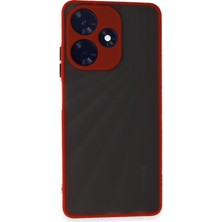 İrgit Store Infinix Hot 30 4g Kılıf Montreal Silikon Kapak - Kırmızı