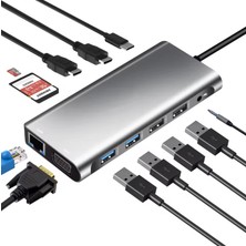 Vice Avm ZR610 Type-C 12 In 1 Çift Hdmı Tg-V 11207
