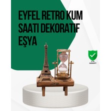 TrentCo Ahşap Kum Saati – Vintage Tasarımlı Masa Dekoru - Lisinya