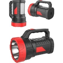 Vice Avm Projektör 15w Led Şarjlı El Feneri Ve X2 Tüp 26smd Led Çift Yönlü TG-V 1782