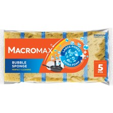 Storemax Bubble Bulaşık Süngeri 5'li Paket, Büyük Gözenekli Ekstra Köpük Teknolojisi