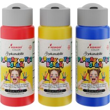 Storemax Kırmızı-Mavi-Sarı Parmak Boyası 3'lü Set 3X60ML