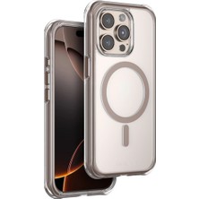 İrgit Store Onegif  Iphone 15 Pro Max Hulk Magsafe Kapak - Çöl Titanyum