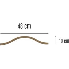 Storemax Boyanabilir Dekoratif Duvar Süsü