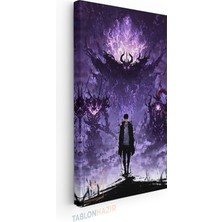 Tablonhazır Dikey Panaromik Kanvas Tablo Modern Duvar Tablosu Solo Leveling Anime Yeni Ev Hediyesi Ev Ofis Tablo