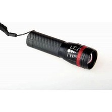 İrgit Store Özel Güvenlikler Için Menzilli Zoomlu Pilli El Feneri Dayanıklı