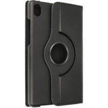 İrgit Store Lenovo Tab M8 Kılıf 360 Tablet Deri Kılıf - Siyah