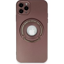 İrgit Store Iphone 12 Pro Kılıf Lukka Magneticsafe Kapak - Kahverengi