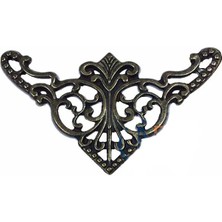 İrgit Store Dekoratif Köşe Süsü, Köşelik - Büyük, 31X55MM, Antik, 100 Adet