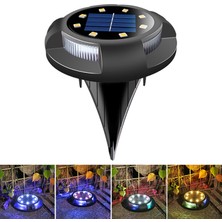 Vice Avm 4 lü Solar Panelli Kazıklı Zemin Solar Ledi 8+4 Led RGB TG-V 10544