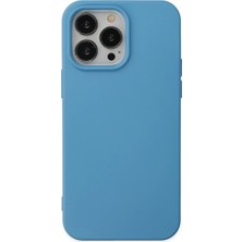 İrgit Store Iphone 14 Pro Kılıf Nano Içi Kadife Silikon - Mavi