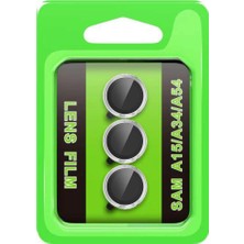 İrgit Store Samsung Galaxy A15 4g Raze Metal Kamera Lens - Gümüş