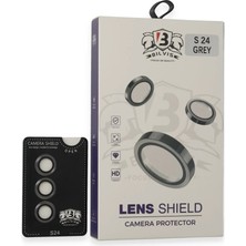 İrgit Store Samsung Galaxy S24 Bilvis Titan Kamera Lens - Titan Gri