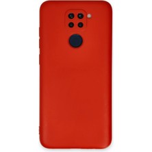 İrgit Store Xiaomi Redmi Note 9 Kılıf Nano Içi Kadife Silikon - Kırmızı