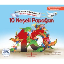 İrgit Store 10 Neşeli Papağan - Çıkartma Öğrenelim 1'den 10'a Kadar Sayılar