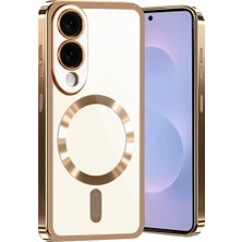 İrgit Store Samsung Galaxy S25 Edge Kross Magneticsafe Kapak - Çöl Titanyum