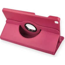 İrgit Store Samsung Galaxy T290 Tab A 8 Kılıf 360 Tablet Deri Kılıf - Pembe