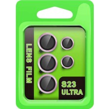İrgit Store Samsung Galaxy S23 Ultra Raze Metal Kamera Lens - Lila