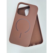 Pirok Store iPhone 14 Pro Magsafe Uyumlu Yumuşak Soft Mükemmel Manyetik Esnek Lansman Silikon Kılıf