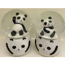 İrgit Store Siyah-Beyaz Panda Kar Küresi Büyük Boy