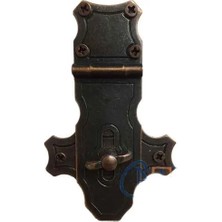 İrgit Store Dekoratif Anahtarlı Sandık Askısı - 40X65MM, Oksit, 1 Adet