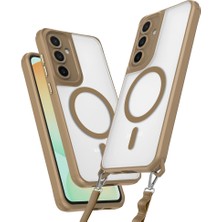 İrgit Store Samsung Galaxy S23 Fe Kılıf Enka Magsafe Silikon Kılıf - Desert