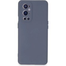 İrgit Store One Plus 9 Pro Kılıf Nano Içi Kadife Silikon - Gri