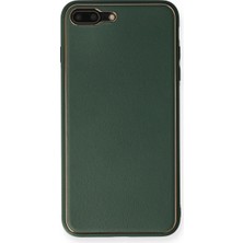 İrgit Store Iphone 7 Plus Kılıf Coco Deri Silikon Kapak - Yeşil