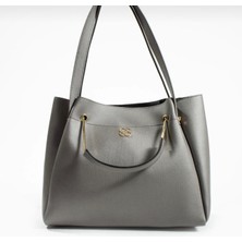 Legend Aksesuar Kadın Kol ve Omuz Çantası Fermuarlı Evrak Okul Geniş Çantası