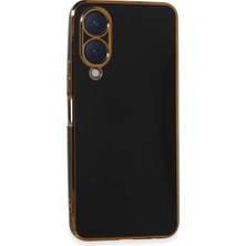 İrgit Store Vivo Y17S Kılıf Volet Silikon - Siyah