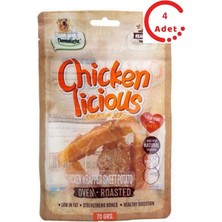 Dentalight Tatlı Patates Sarılı Tavuk Köpek Ödül Maması 70 gr x 4 Adet