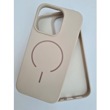 Pirok Store iPhone 14 Pro Magsafe Uyumlu Yumuşak Soft Mükemmel Manyetik Esnek Lansman Silikon Kılıf