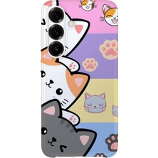 Lelia Samsung Galaxy A54 Uyumlu Baskılı Şeffaf Telefon Kılıfı | Koleksiyon: Pawprint Stories